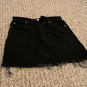 Astonishing Power Black denim Skirt